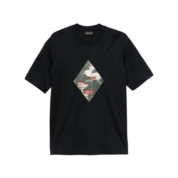 Emporio Armani T-shirt T-shirt Uomo maxi stampa frontale S - Francavilla Moda